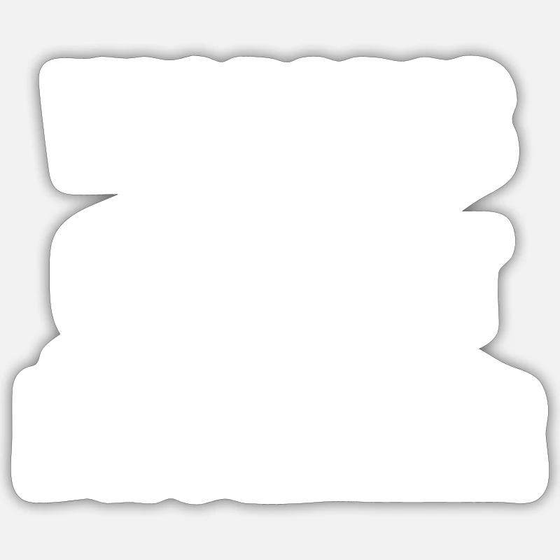 Drummer - Sticker size S (10 x 10 cm) - white matte