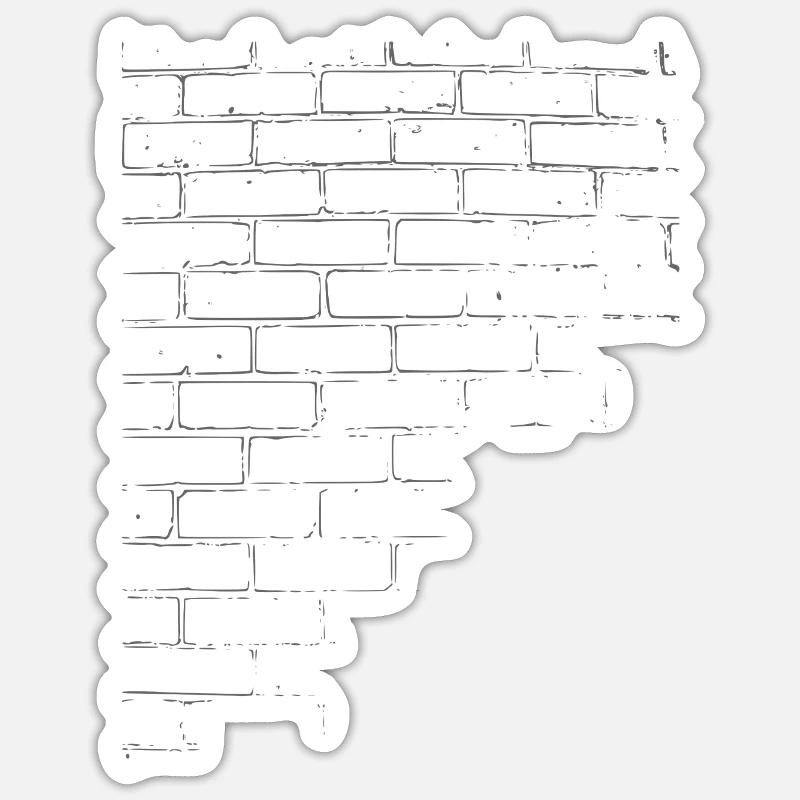 Wall - Sticker size S (10 x 10 cm) - white matte
