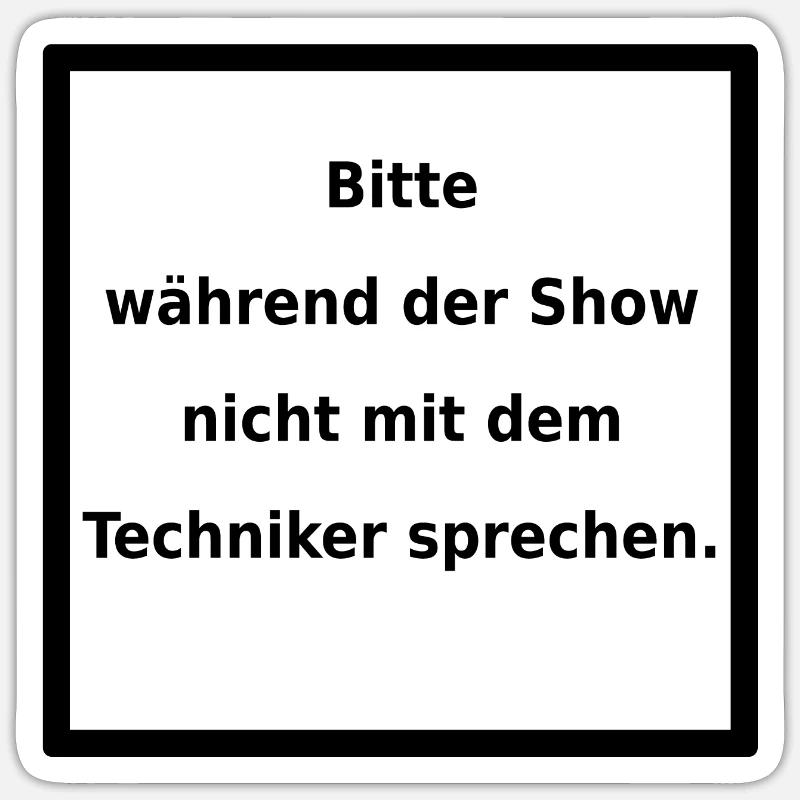 Sticker Größe S (10 x 10 cm) - 