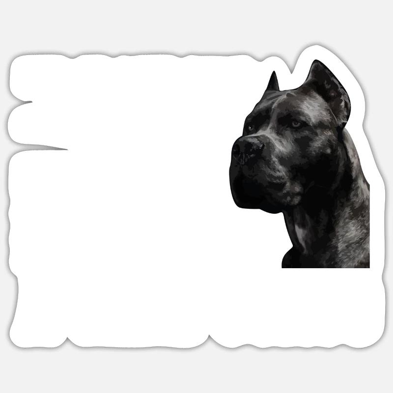 Cane Corso Sticker Größe S (10 x 10 cm)