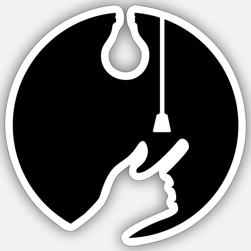 de la lumière Sticker taille S (10 x 10 cm)