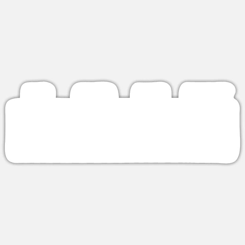 Plongée plongeant. - Sticker taille S (10 x 10 cm) - blanc mat
