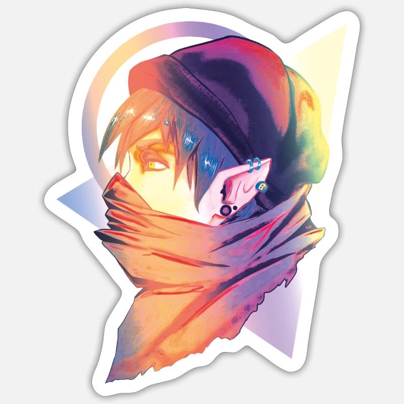 Elf modern Sticker size S (10 x 10 cm)