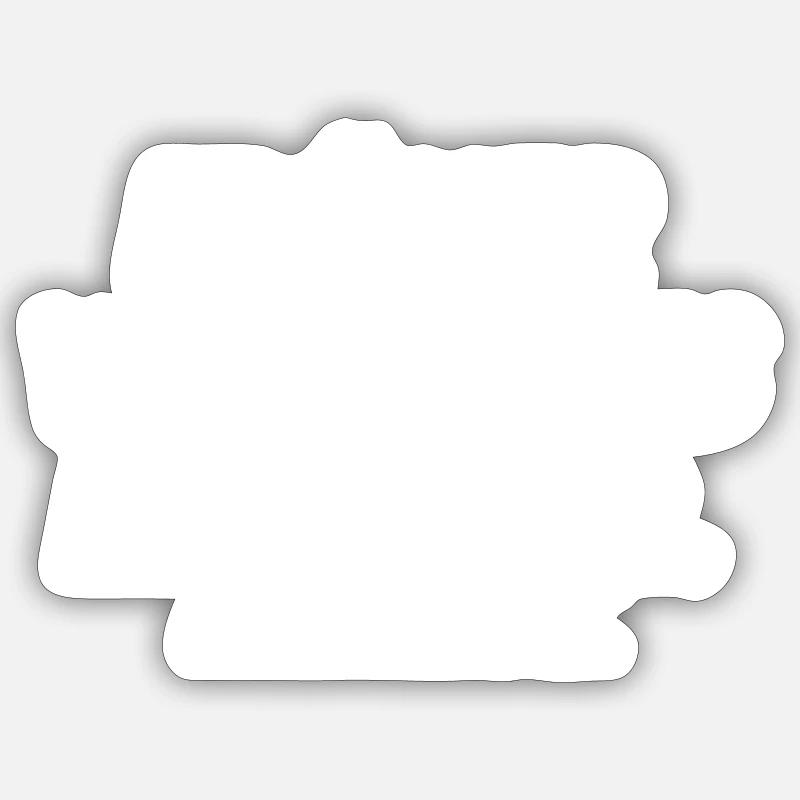 Frueher war alles leichter Spruch Geschenkidee - Sticker Größe S (10 x 10 cm) - Mattweiß