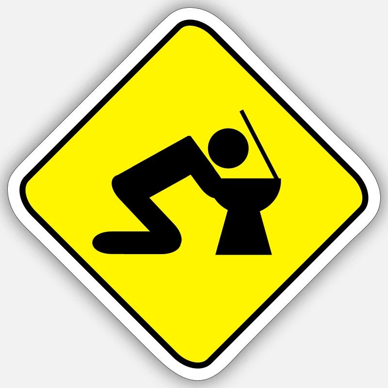 Alkohol Sticker Größe S (10 x 10 cm)