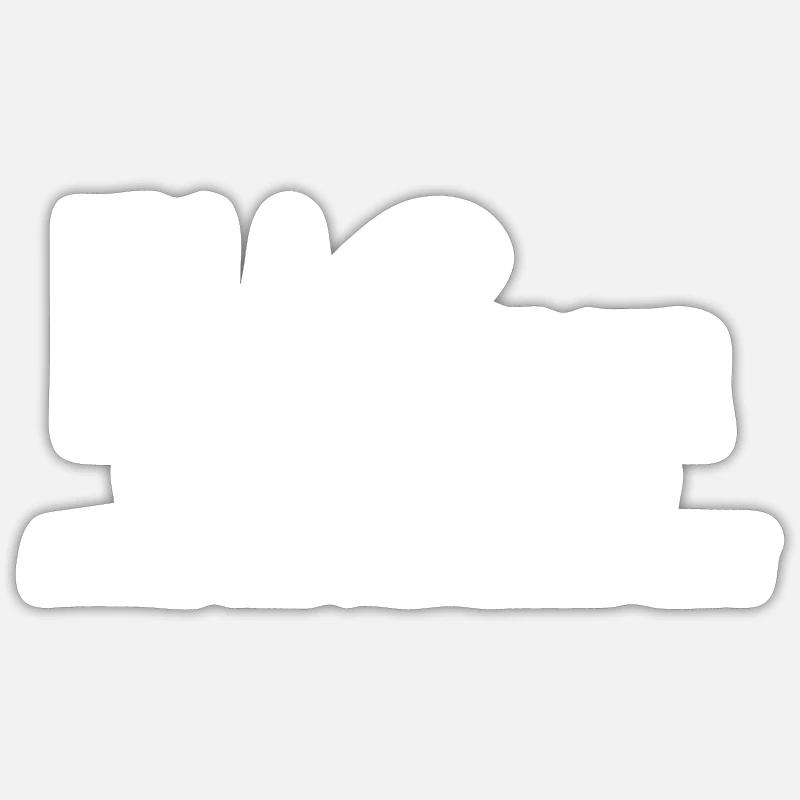 Programmierer haben immer recht - Sticker Größe S (10 x 10 cm) - Mattweiß