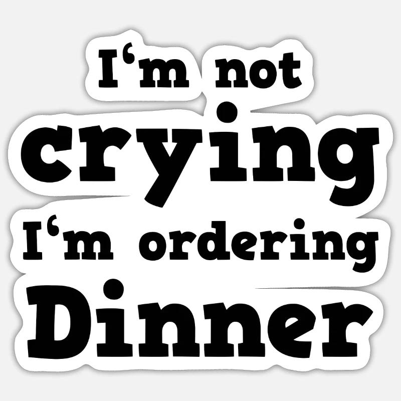 Dents de bébé bébé Dîner de bébé ventre Sticker taille S (10 x 10 cm)
