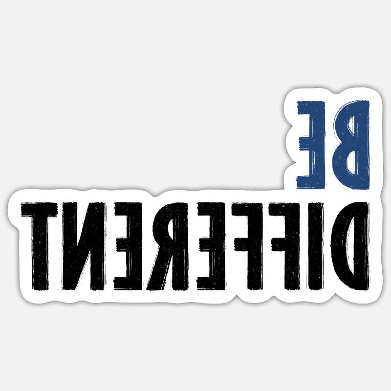 Saying Statement - Sticker size S (10 x 10 cm) - white matte