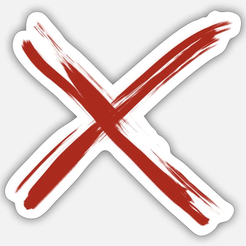 Pas correcte Sticker taille S (10 x 10 cm)