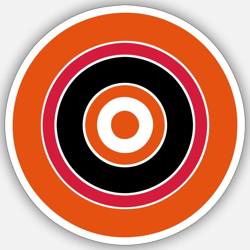 Cercles Sticker taille S (10 x 10 cm)