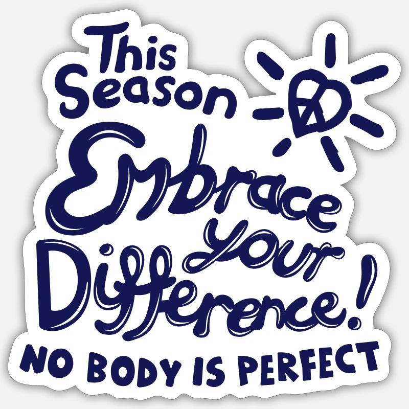 Embrace Difference Sticker size S (10 x 10 cm)