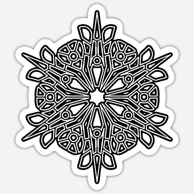 RF319BLACKUK - Sticker Größe S (10 x 10 cm) - Mattweiß