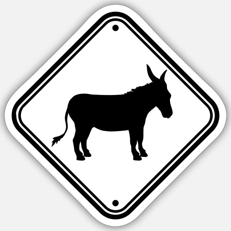 Note danger sign warning caution caution ese Sticker size S (10 x 10 cm)