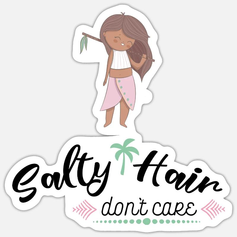 summer - Sticker size S (10 x 10 cm) - white matte