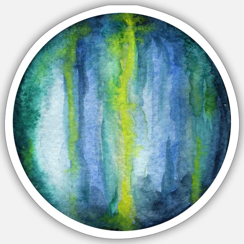 Uranus - Sticker size S (10 x 10 cm) - white matte
