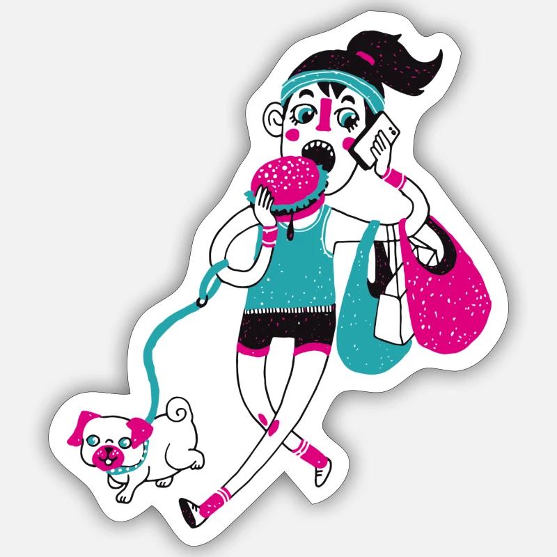 Multi Tasking Sticker Größe S (10 x 10 cm)