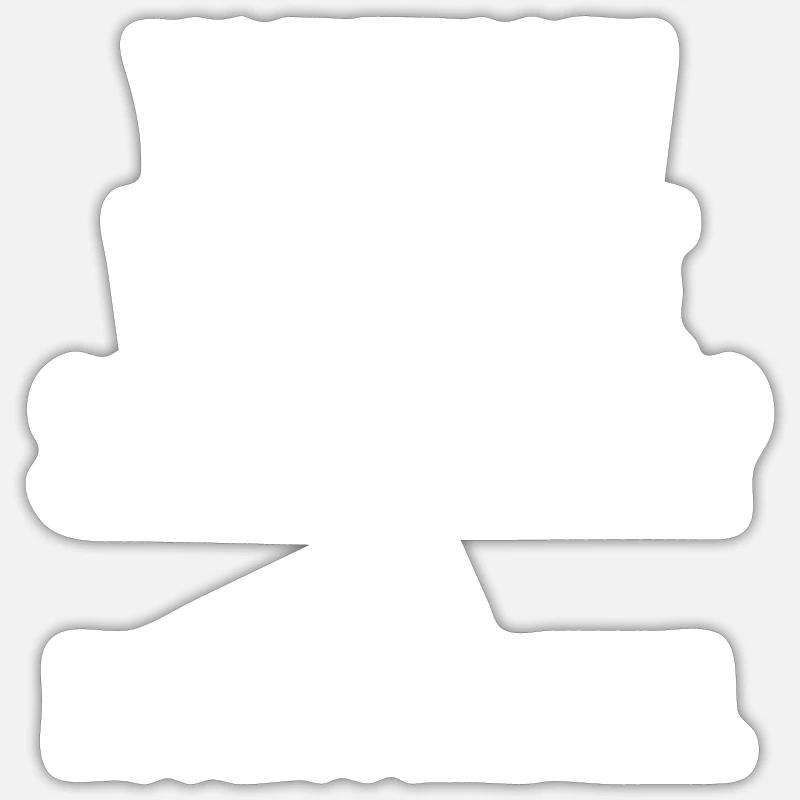 Dictons de sarcasme - Sticker taille S (10 x 10 cm) - blanc mat