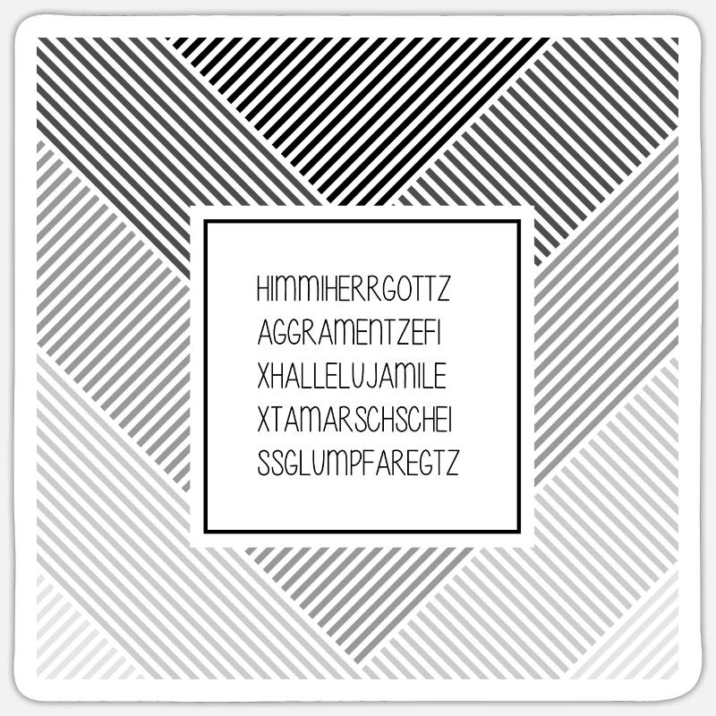 Sticker Größe S (10 x 10 cm) - 