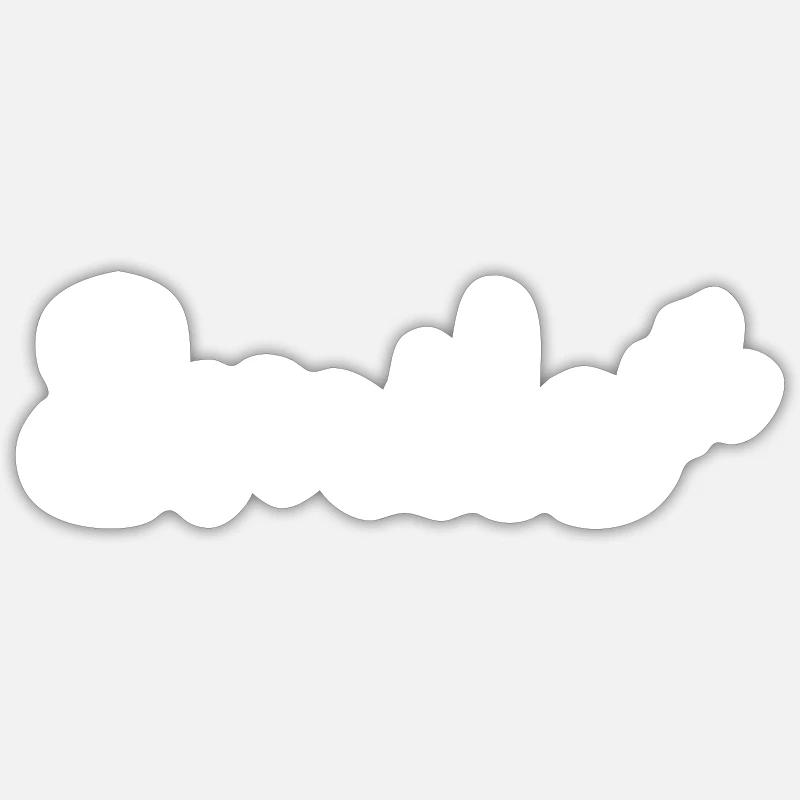 Sprüche - Sticker Größe S (10 x 10 cm) - Mattweiß