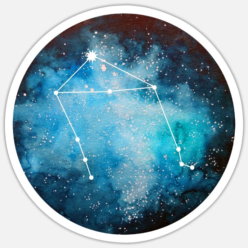 Zodiac Libra Sticker size S (10 x 10 cm)
