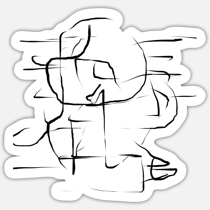 Pattern 1 Sticker size S (10 x 10 cm)