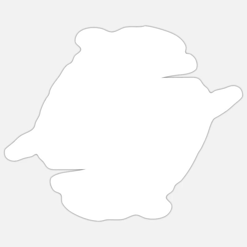 Maori Dolphin Tattoo Origin Forms - Gift Idea Sticker size S (10 x 10 cm)