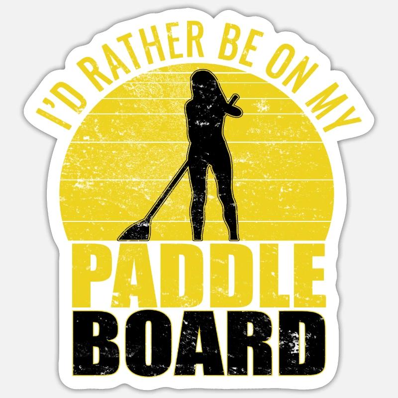 Paddelboot Sticker Größe S (10 x 10 cm)