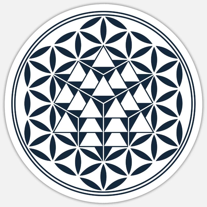 Vector Equilibrium, Sacred Geometry Sticker size S (10 x 10 cm)