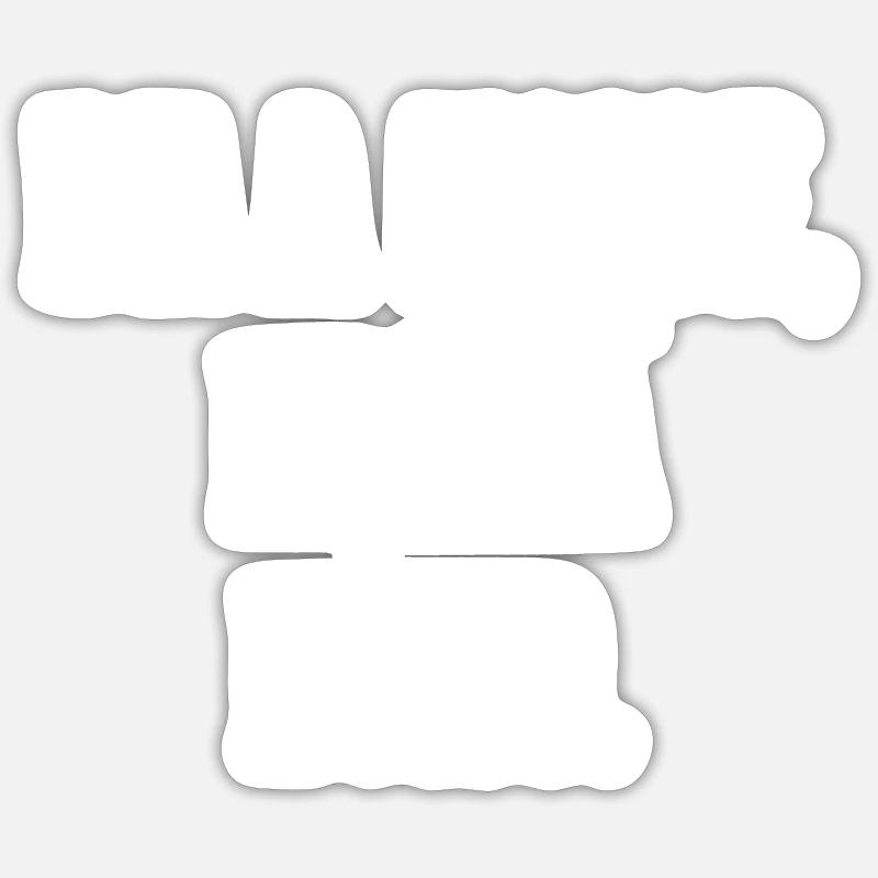 Déclaration disant Sticker taille S (10 x 10 cm)