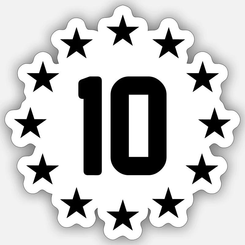 Sticker size S (10 x 10 cm) - 