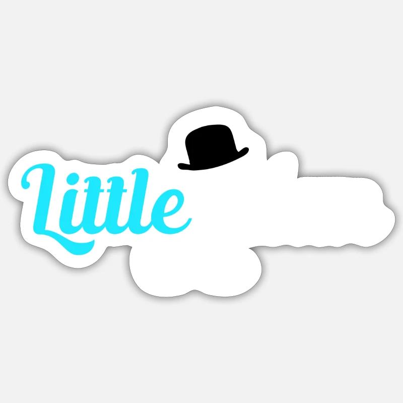 bébé - Sticker taille S (10 x 10 cm) - blanc mat