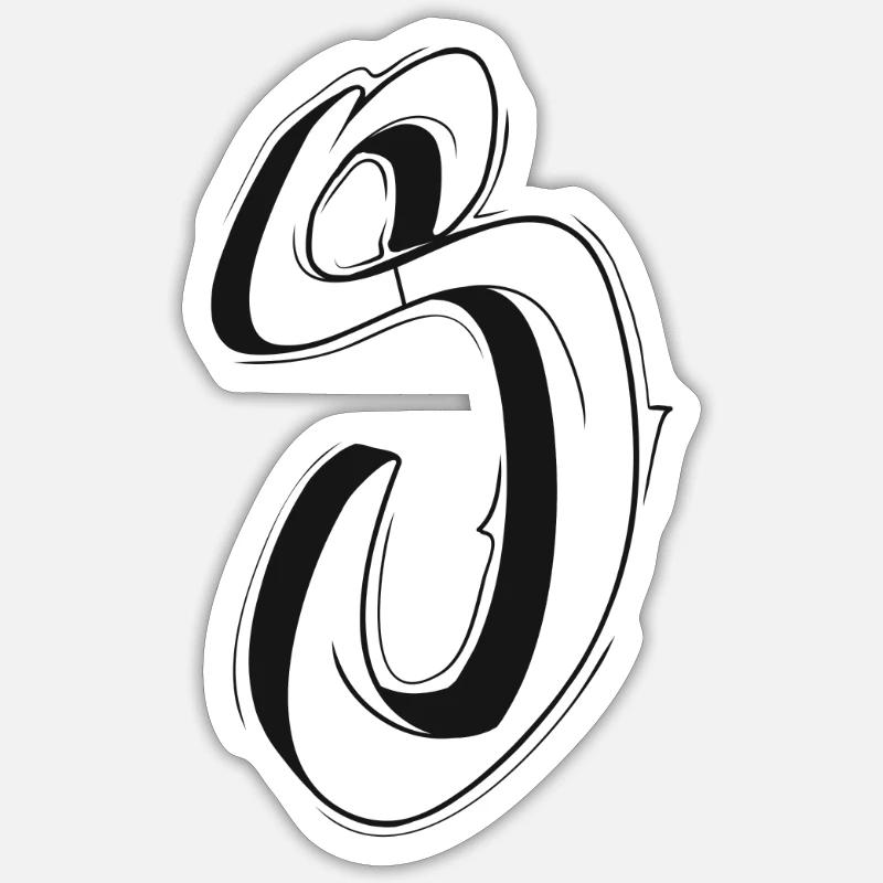 s - Sticker taille S (10 x 10 cm) - blanc mat