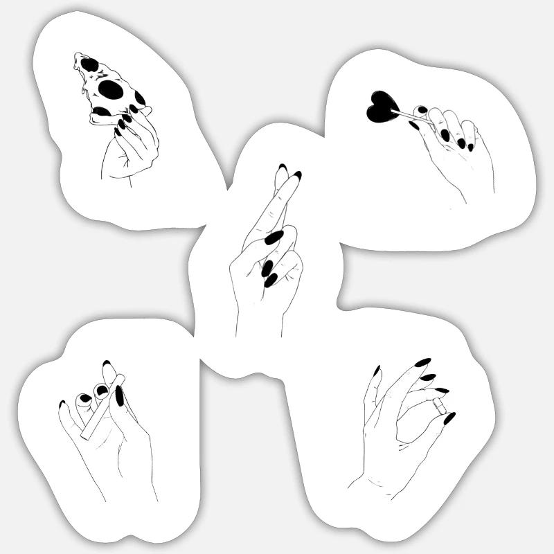 Sticker Größe S (10 x 10 cm) - 