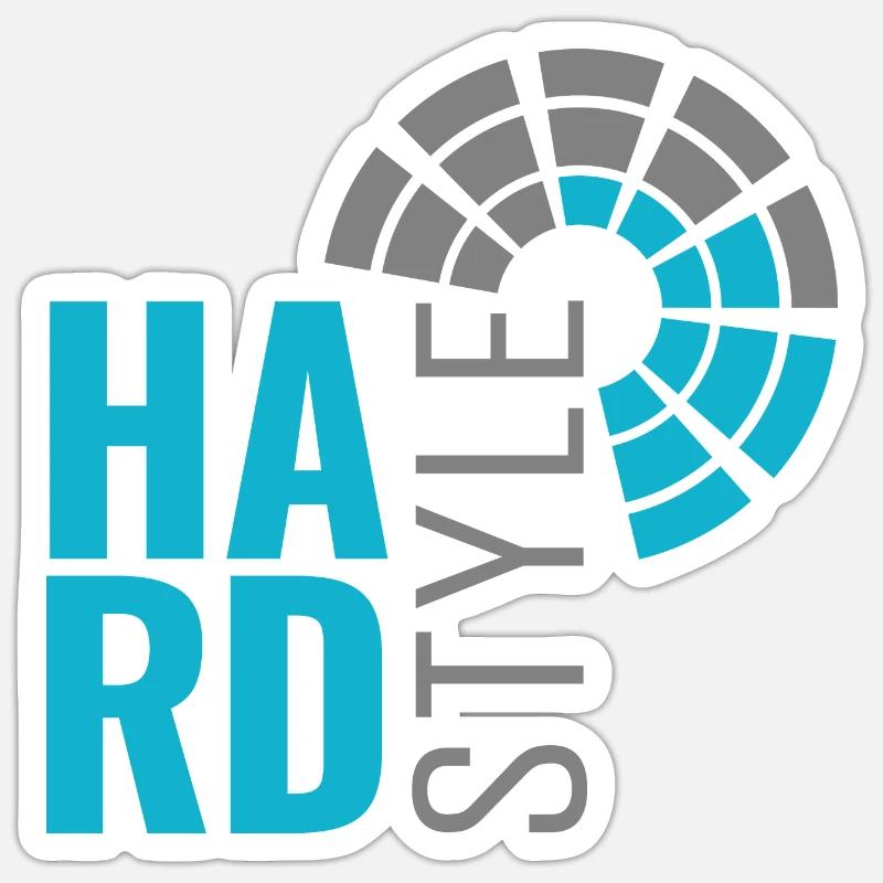 Hardstyle equalizer Sticker size S (10 x 10 cm)