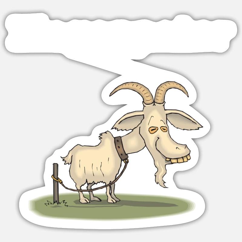 oreillons - Sticker taille S (10 x 10 cm) - blanc mat