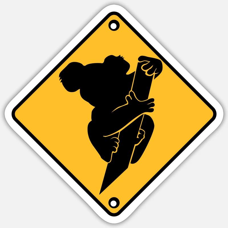 Koala - Sticker size S (10 x 10 cm) - white matte