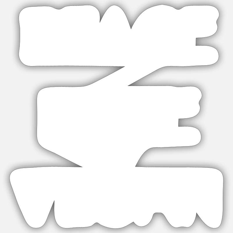 Sticker size S (10 x 10 cm) -