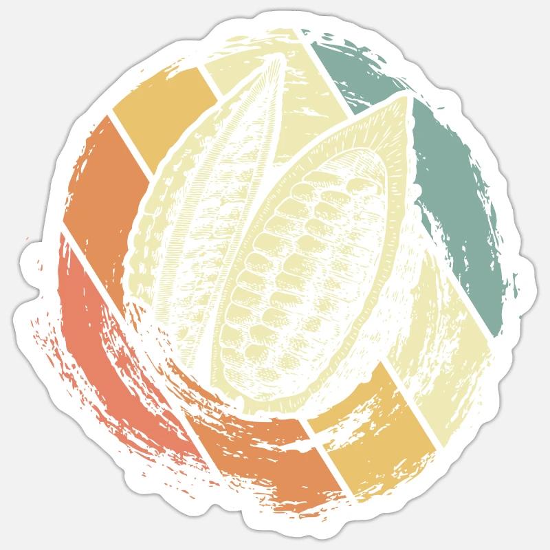 Chocolat Sticker taille S (10 x 10 cm)