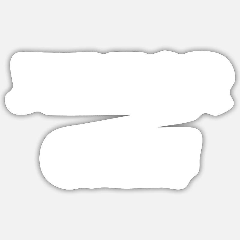 chef junior - Sticker taille S (10 x 10 cm) - blanc mat