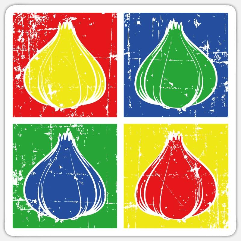 Ail Cuisson Sticker taille S (10 x 10 cm)