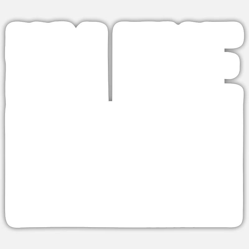 Boss Chef CEO Geschenkidee - Sticker Größe S (10 x 10 cm) - Mattweiß