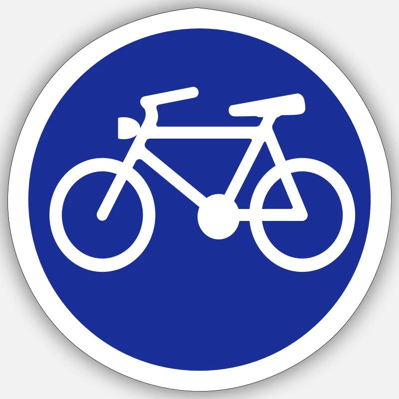 bicycle Sticker size S (10 x 10 cm)