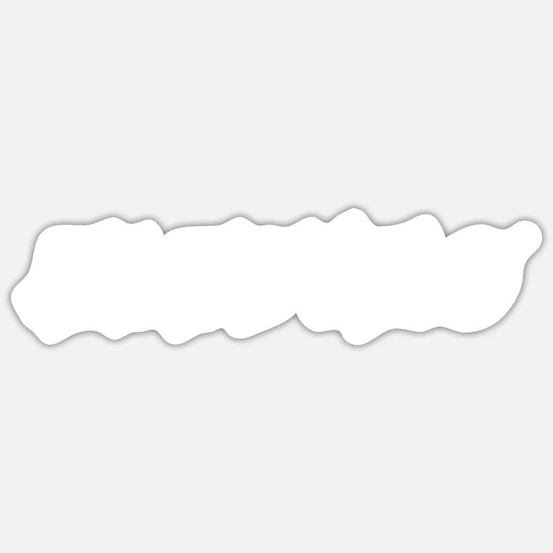 Electro - Sticker taille S (10 x 10 cm) - blanc mat