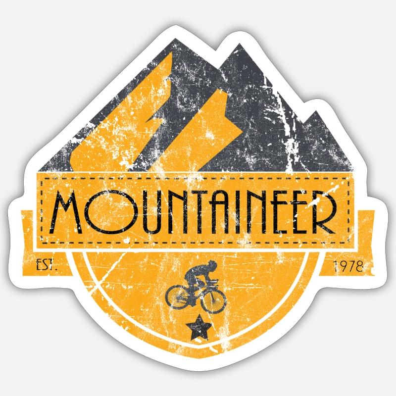 vélo - Sticker taille S (10 x 10 cm) - blanc mat