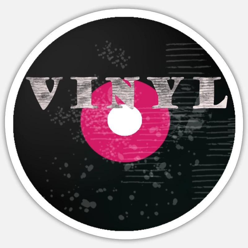 vinyle - Sticker taille S (10 x 10 cm) - blanc mat
