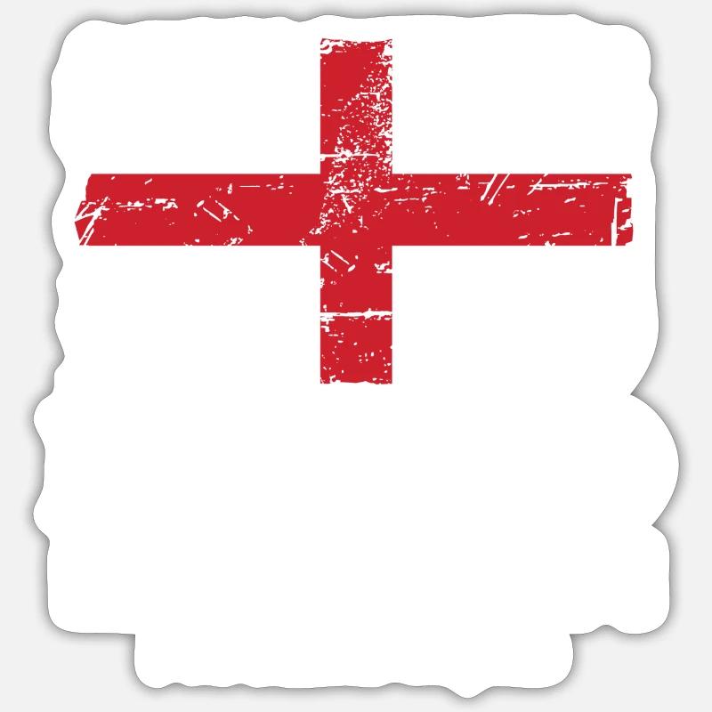 Drapeau angleterre - drapeau angleterre Sticker taille S (10 x 10 cm)