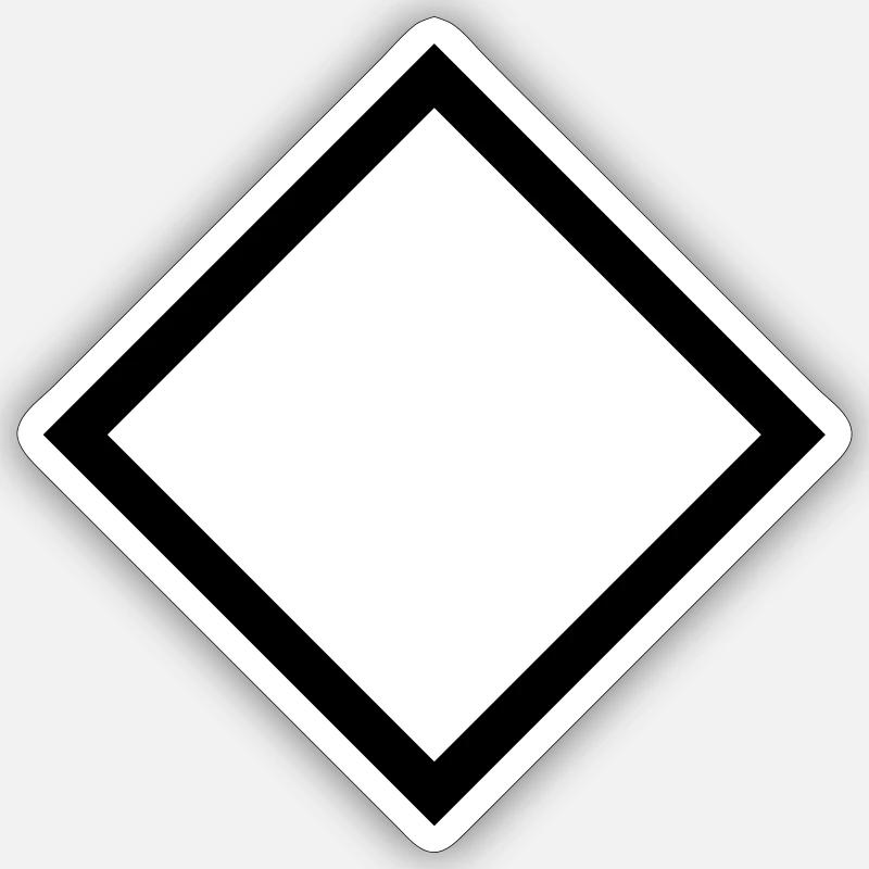 Diamant Sticker taille S (10 x 10 cm)