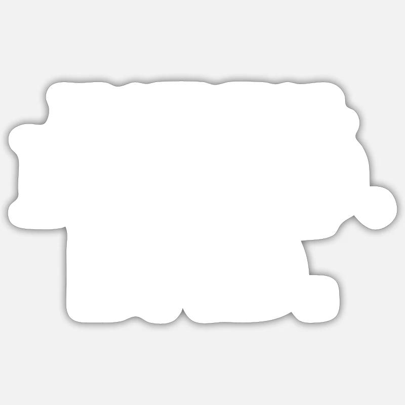 PROTECTOR HERO DAD - Sticker size S (10 x 10 cm) - white matte