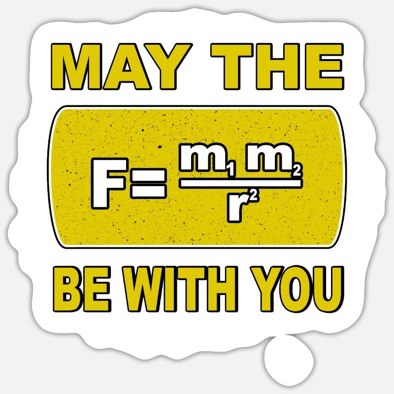 physicist Sticker size S (10 x 10 cm)