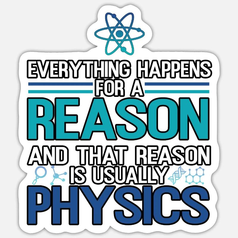 physics Sticker size S (10 x 10 cm)